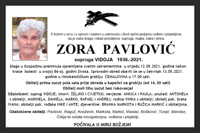 Zora  Pavlović
