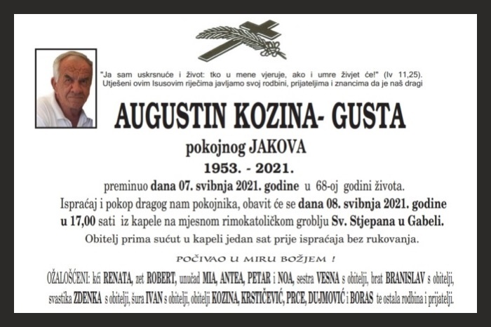 Augustin Kozina-  Gusta