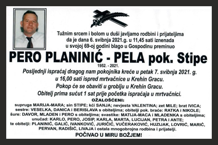 Pero Planinić –  Pela