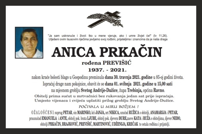 Anica  Prkačin