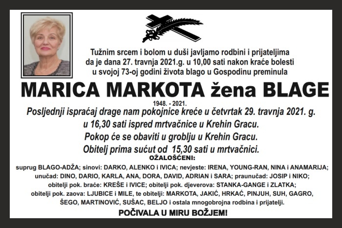 Marica  Markota