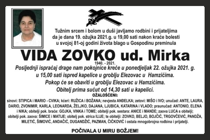 Vida  Zovko
