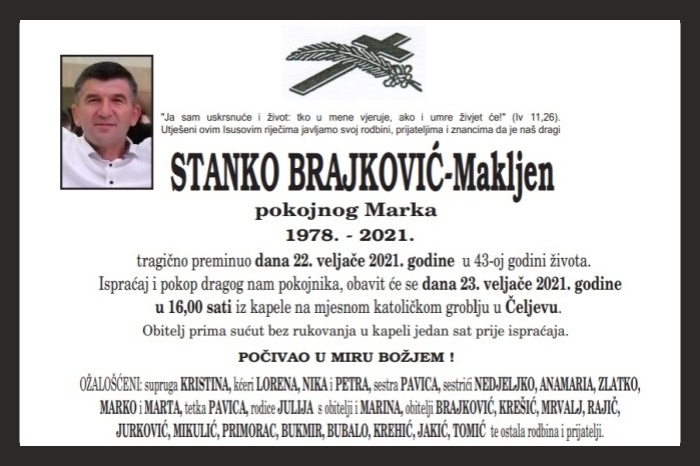 Stanko Brajković –  Makljen