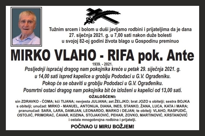 Mirko Vlaho –  Rifa
