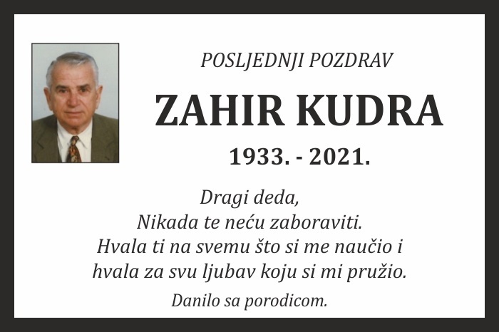 Zahir  Kudra