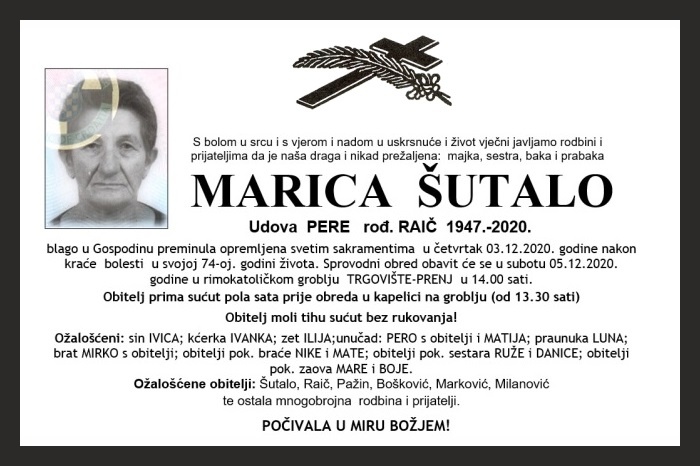 Marica  Šutalo