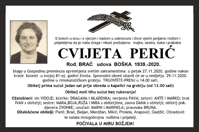 Cvijeta  Perić