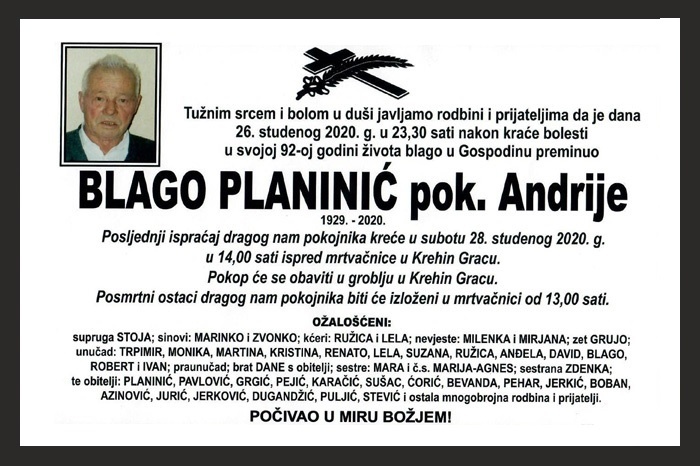 Blago  Planinić