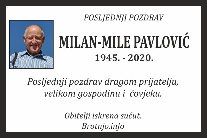Milan – Mile  Pavlović