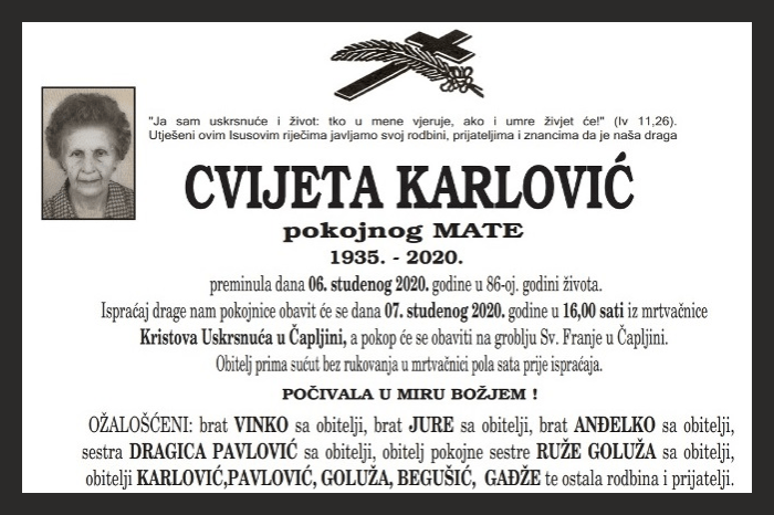Cvijeta  Karlović