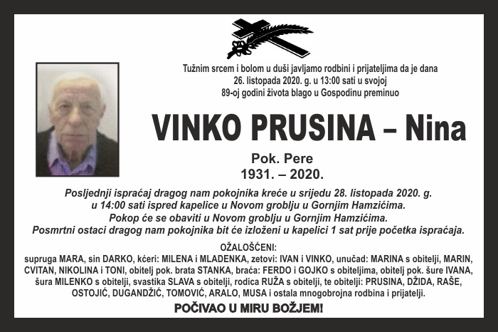 Vinko Prusina –  Nina
