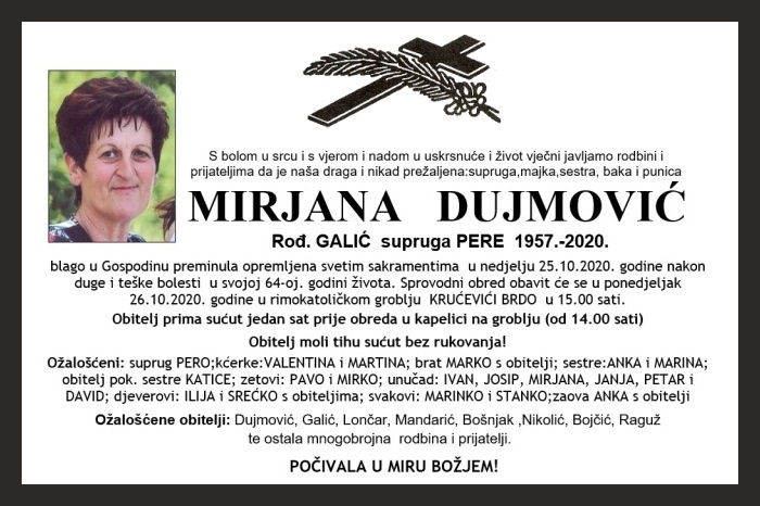 Mirjana  Dujmović