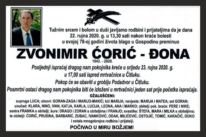Zvonimir Ćorić –  Đona