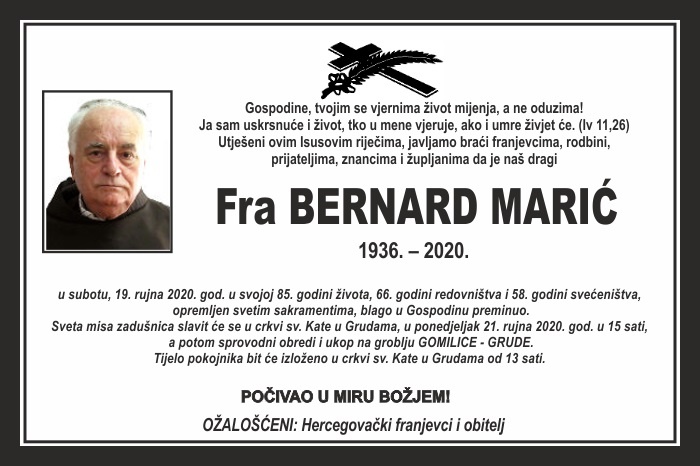Fra Bernard  Marić