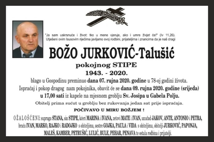 Božo Jurković –  Talušić