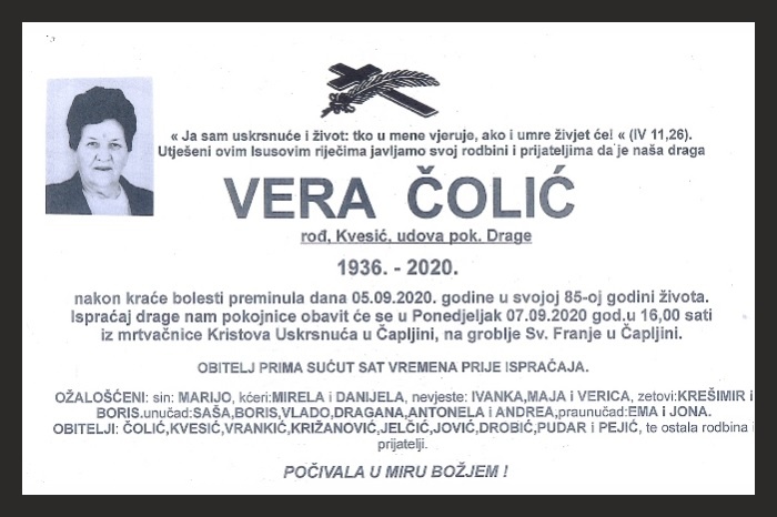 Vera  Čolić