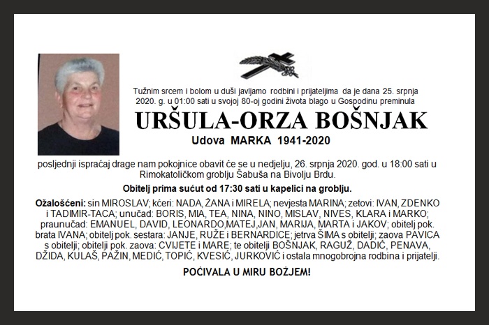 Uršula-Orza  Bošnjak