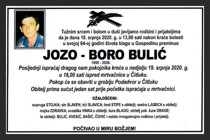 Jozo – Boro  Bulić