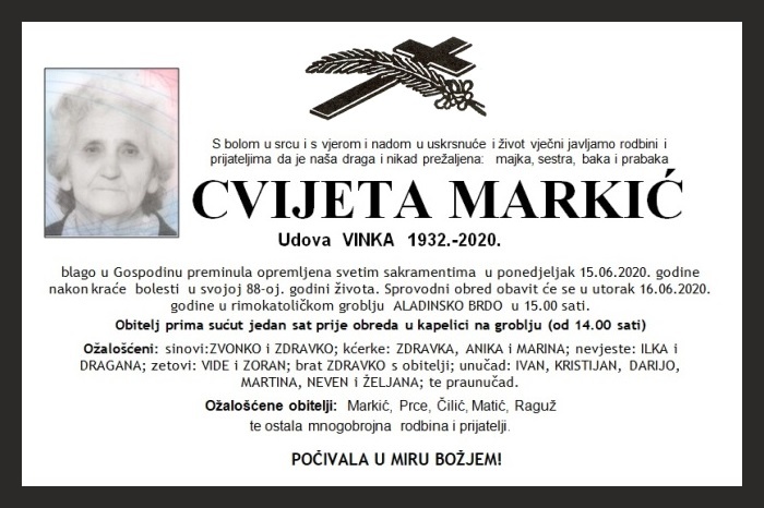Cvijeta  Markić