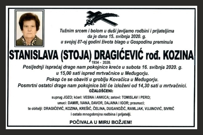 Stanislava (Stoja)  Dragićević