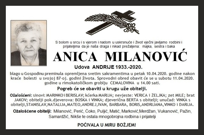 Anica  Milanović
