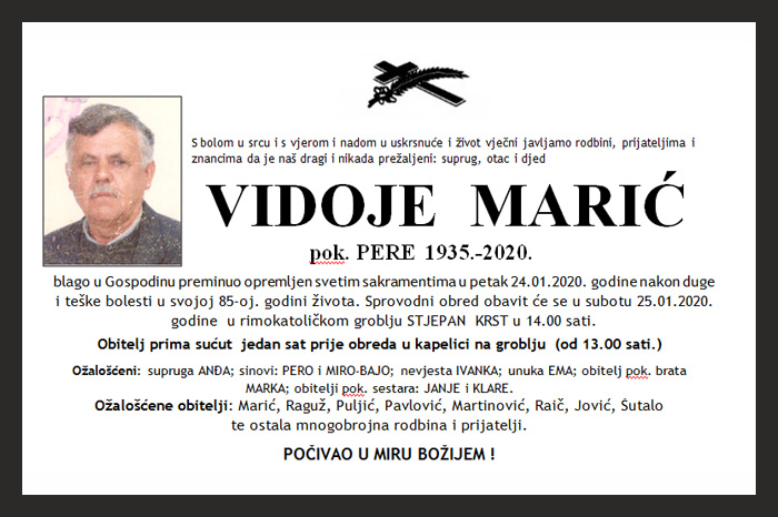 Vidoje  Marić
