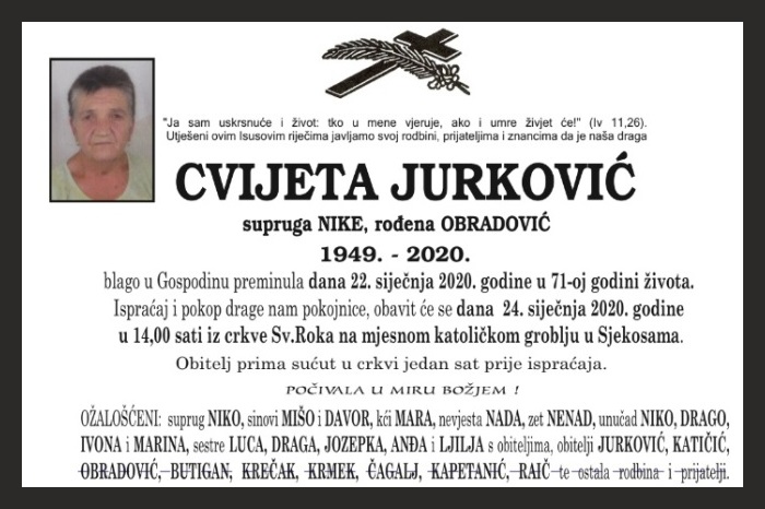 Cvijeta  Jurković