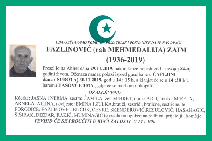 Fazlinović  Zaim