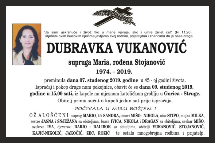 Dubravka  Vukanović