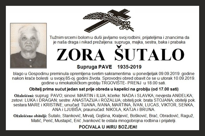Zora  Šutalo