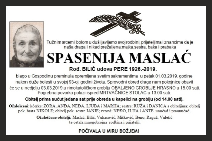 Spasenija  Maslać