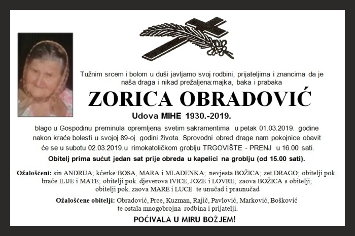 Zorica  Obradović