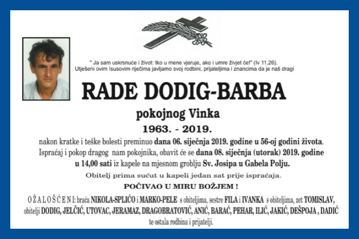 Rade Dodig –  Barba