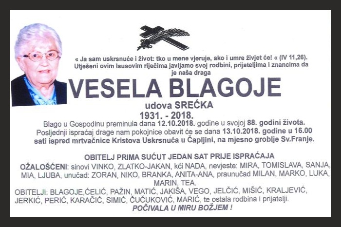 Vesela  Blagoje