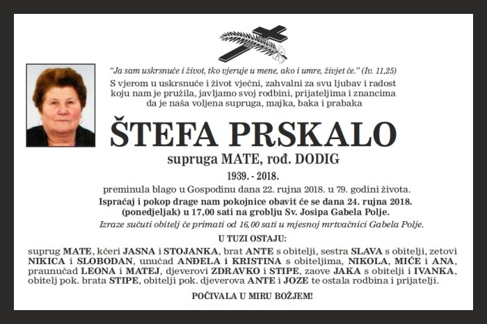 Štefa  Prskalo