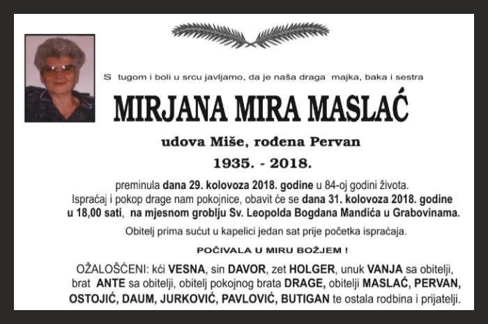 Mirjana Mira  Maslać