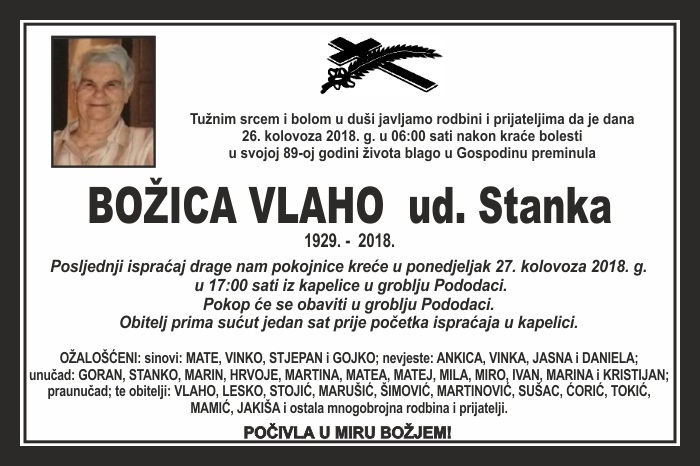 Božica  Vlaho