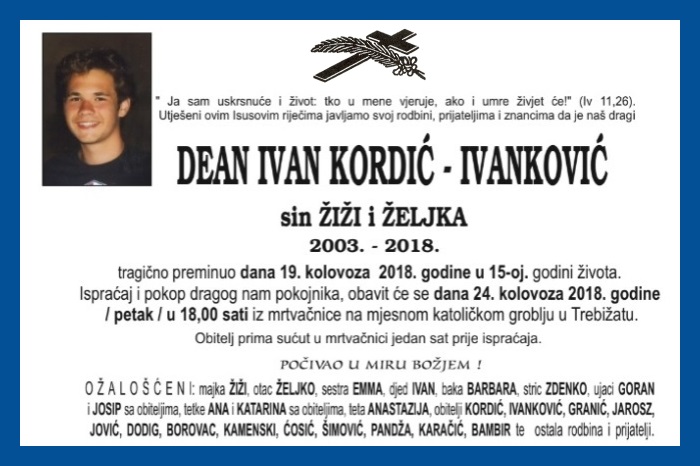 Dean Ivan Kordić –  Ivanković