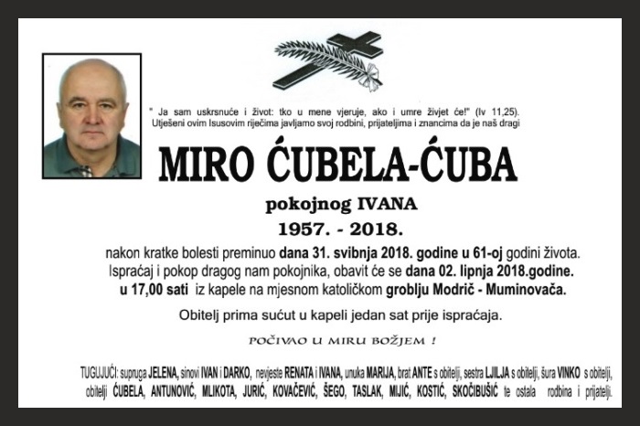 Miro  Ćubela-Ćuba