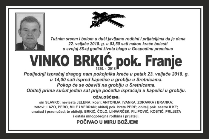 Vinko  Brkić