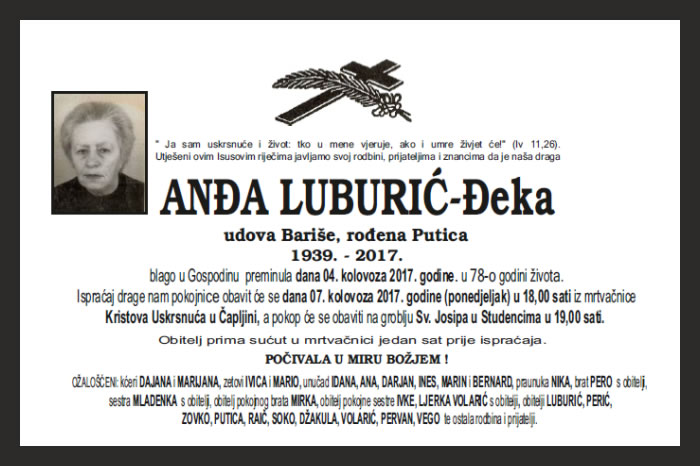 Anđa  Luburić-Đeka